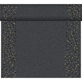 Duni Golden Stardust Black Dunicel Tete a Tete 0.4x24m  Adomoo